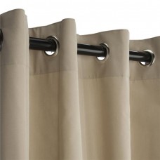 Hammock Source CUR96ABGRSN 50 x 96 in. Sunbrella Outdoor Curtain with Nickel Plated Grommets&#44; Antique Beige   